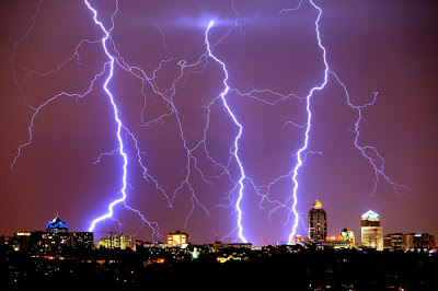 Lightning in Johannesburg